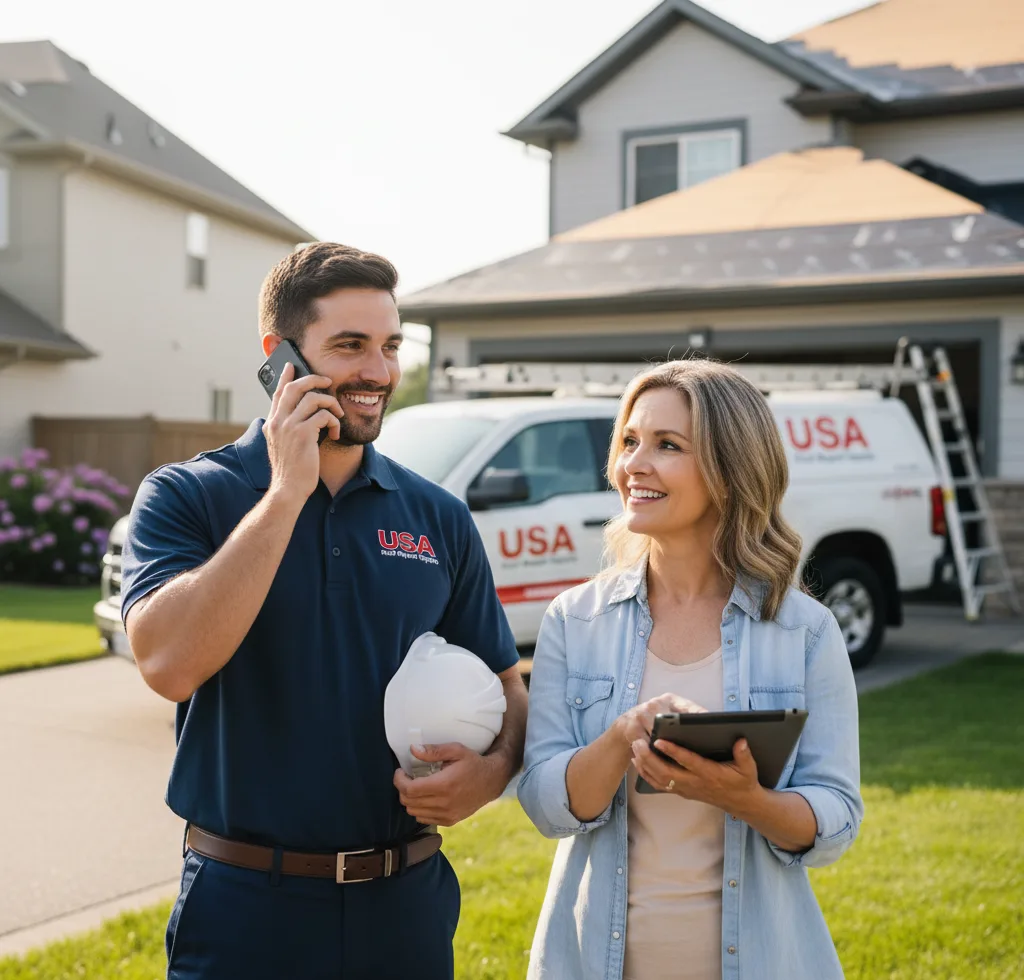 USA Roof Repair Experts customer support in West Sayville